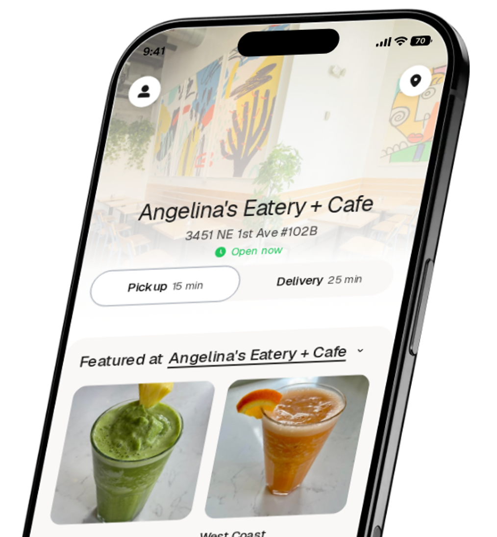 Angelina's Eatery + Cafe app preview