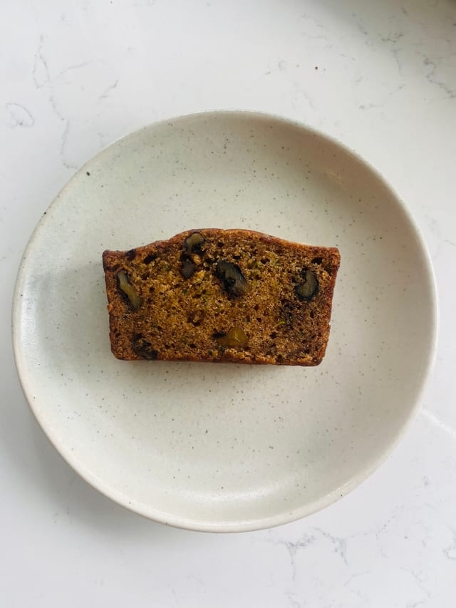 Zucchini Walnut Bread - Vegan